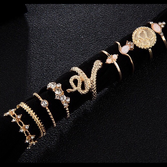 SNAKE RING SET - Picture 3 of 5